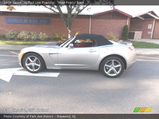 2008 Saturn Sky Red Line Roadster in Silver Pearl