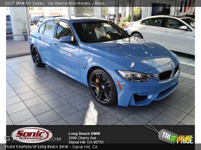 2015 BMW M3 Sedan in Yas Marina Blue Metallic