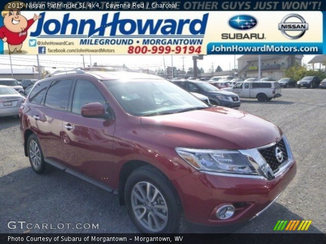 2015 Nissan Pathfinder SL 4x4 in Cayenne Red