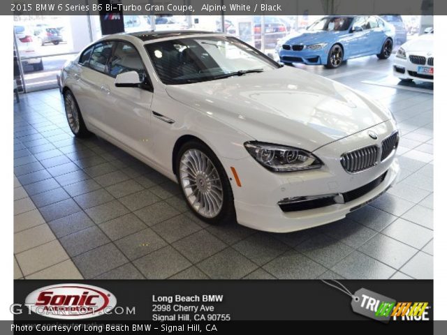 2015 BMW 6 Series B6 Bi-Turbo Gran Coupe in Alpine White