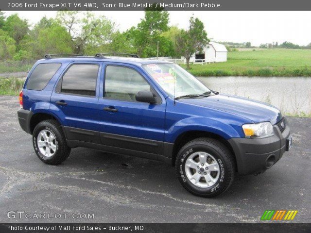 2006 Ford Escape XLT V6 4WD in Sonic Blue Metallic