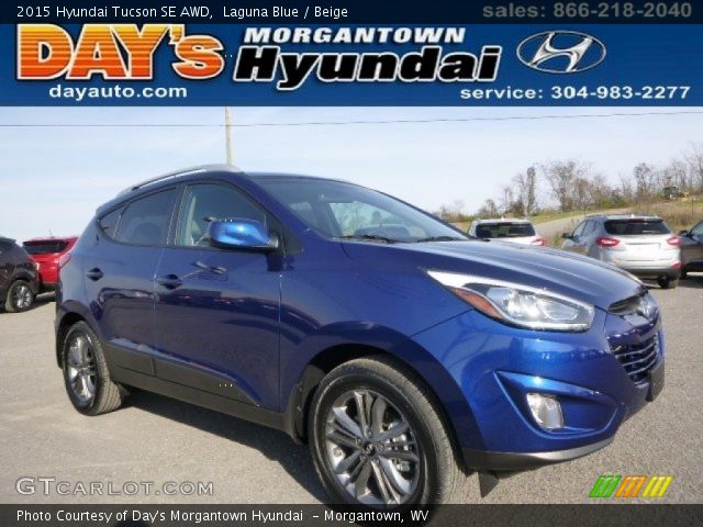 2015 Hyundai Tucson SE AWD in Laguna Blue