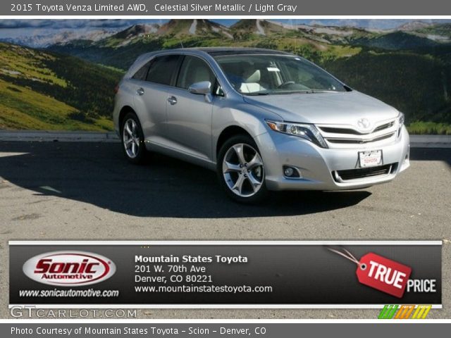 2015 Toyota Venza Limited AWD in Celestial Silver Metallic