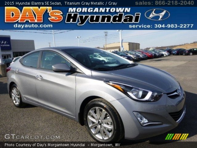 2015 Hyundai Elantra SE Sedan in Titanium Gray Metallic