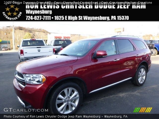 2013 Dodge Durango Crew AWD in Deep Cherry Red Crystal Pearl