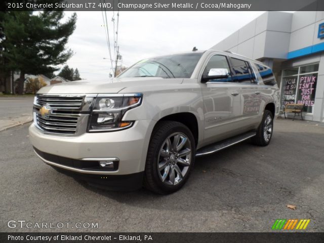 2015 Chevrolet Suburban LTZ 4WD in Champagne Silver Metallic