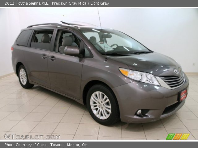 2012 Toyota Sienna XLE in Predawn Gray Mica