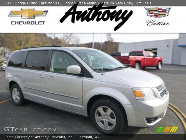 2010 Dodge Grand Caravan SXT in Bright Silver Metallic