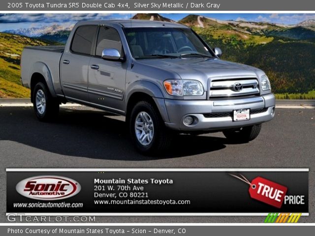 2005 Toyota Tundra SR5 Double Cab 4x4 in Silver Sky Metallic