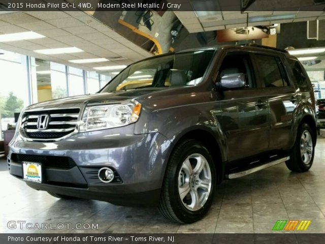 2015 Honda Pilot EX-L 4WD in Modern Steel Metallic