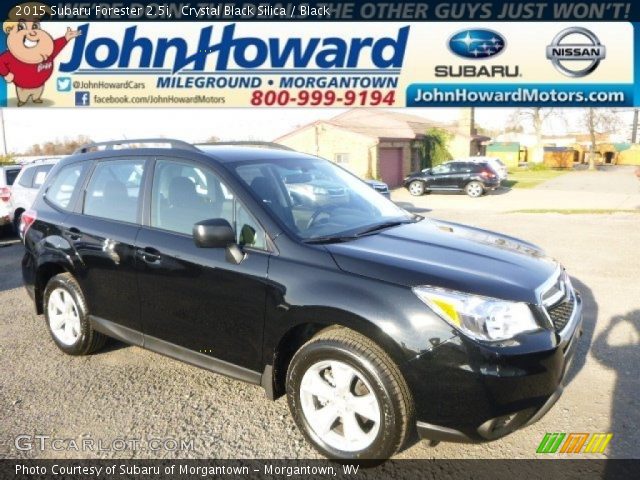 2015 Subaru Forester 2.5i in Crystal Black Silica