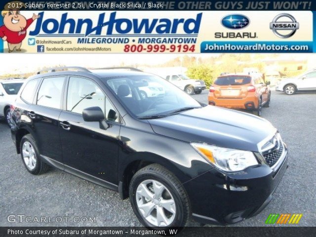 2015 Subaru Forester 2.5i in Crystal Black Silica
