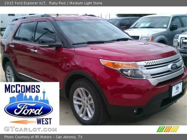 2015 Ford Explorer XLT in Ruby Red