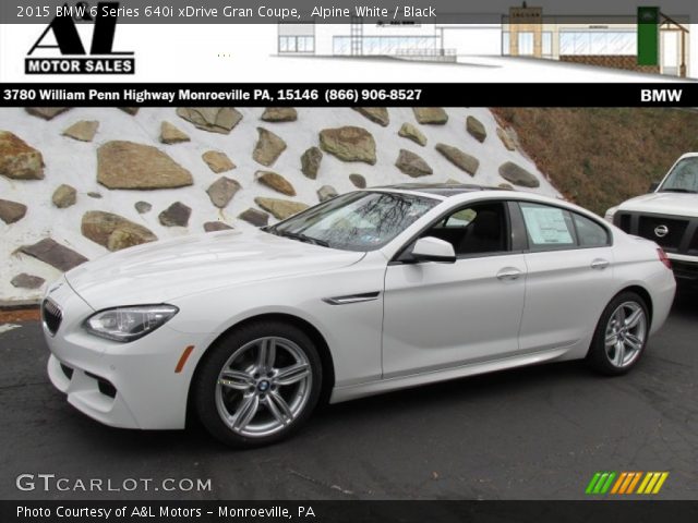 2015 BMW 6 Series 640i xDrive Gran Coupe in Alpine White