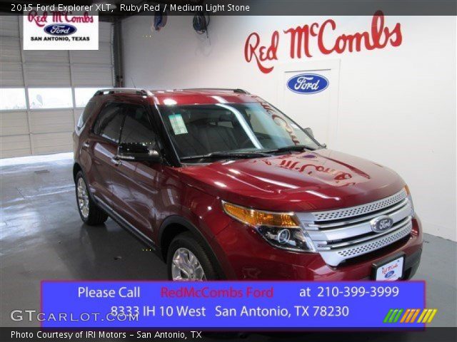 2015 Ford Explorer XLT in Ruby Red