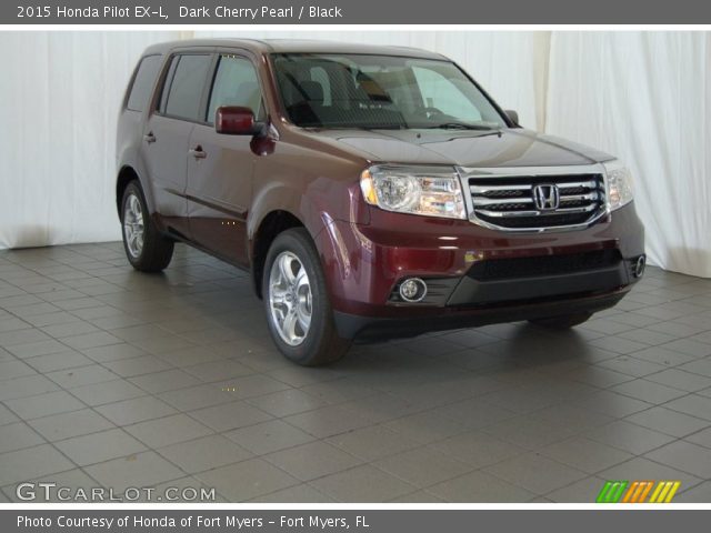 2015 Honda Pilot EX-L in Dark Cherry Pearl