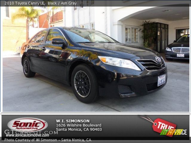 2010 Toyota Camry LE in Black