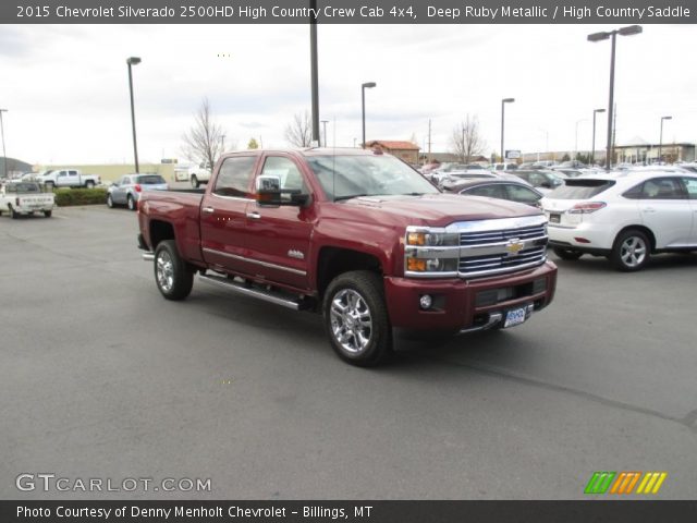 2015 Chevrolet Silverado 2500HD High Country Crew Cab 4x4 in Deep Ruby Metallic