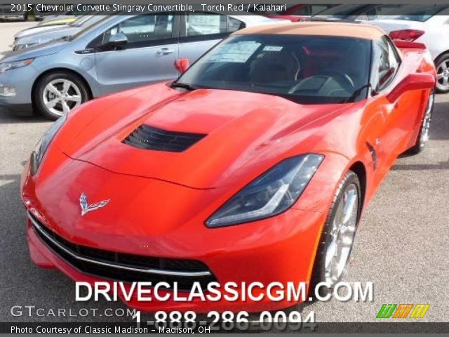 2015 Chevrolet Corvette Stingray Convertible in Torch Red