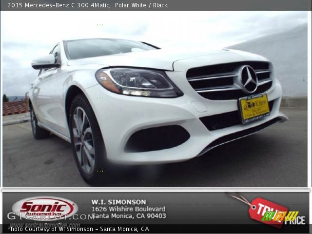 2015 Mercedes-Benz C 300 4Matic in Polar White