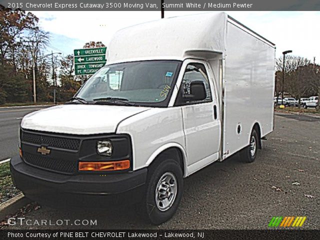 2015 Chevrolet Express Cutaway 3500 Moving Van in Summit White