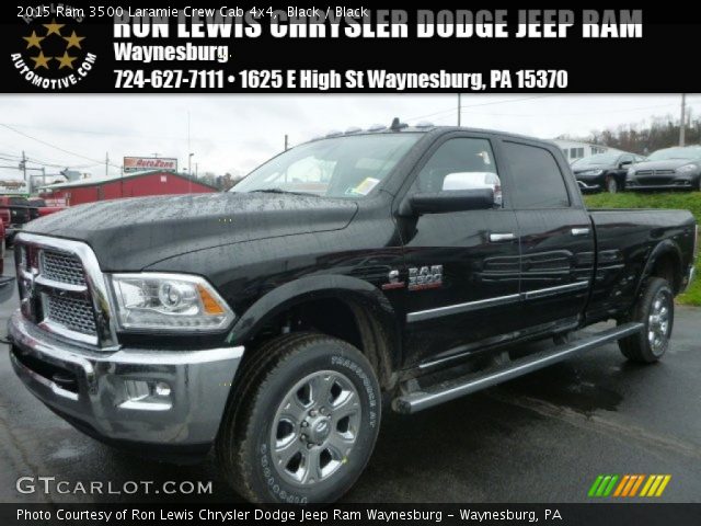 2015 Ram 3500 Laramie Crew Cab 4x4 in Black