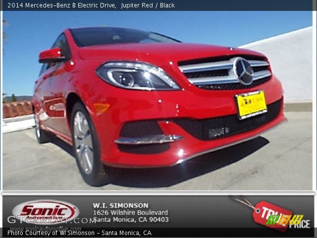 2014 Mercedes-Benz B Electric Drive in Jupiter Red