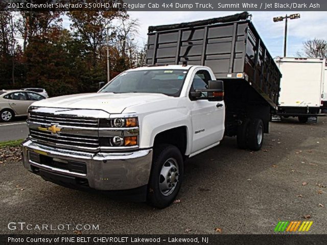 2015 Chevrolet Silverado 3500HD WT Regular Cab 4x4 Dump Truck in Summit White