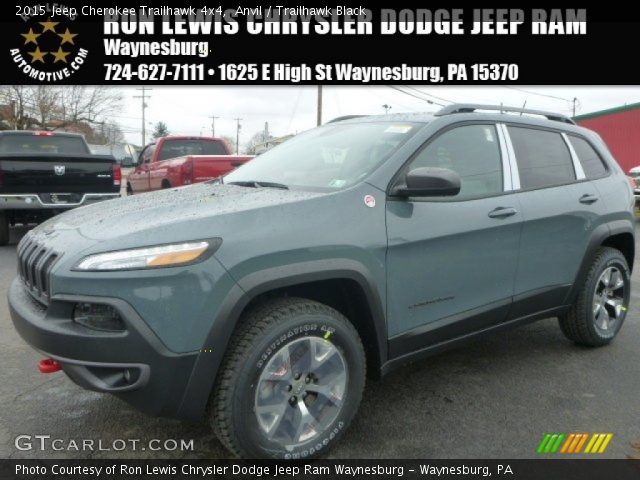 2015 Jeep Cherokee Trailhawk 4x4 in Anvil
