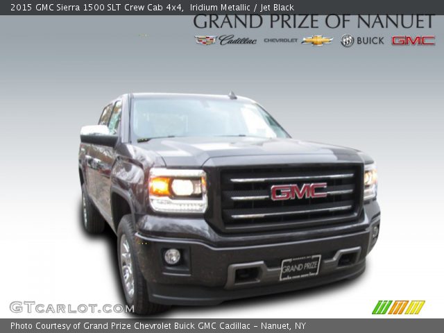 2015 GMC Sierra 1500 SLT Crew Cab 4x4 in Iridium Metallic