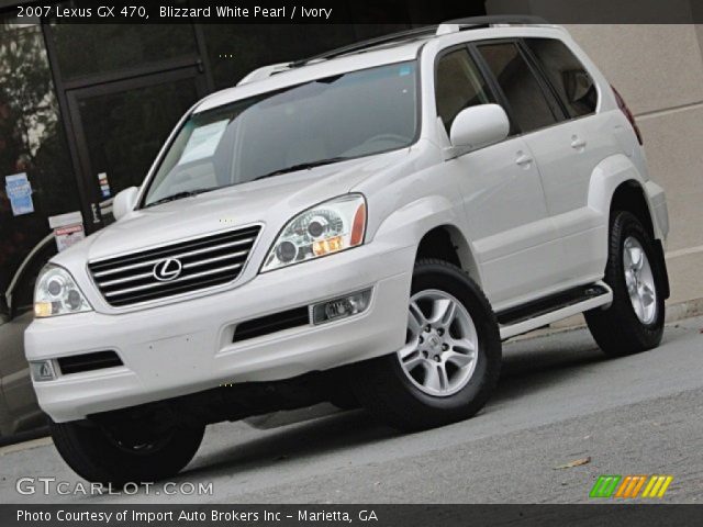 2007 Lexus GX 470 in Blizzard White Pearl