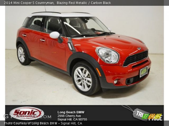 2014 Mini Cooper S Countryman in Blazing Red Metallic