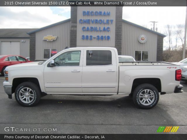 2015 Chevrolet Silverado 1500 LTZ Crew Cab 4x4 in White Diamond Tricoat