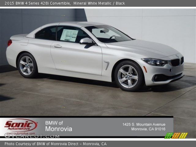 2015 BMW 4 Series 428i Convertible in Mineral White Metallic