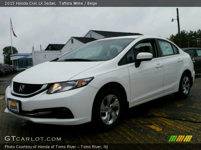 2015 Honda Civic LX Sedan in Taffeta White