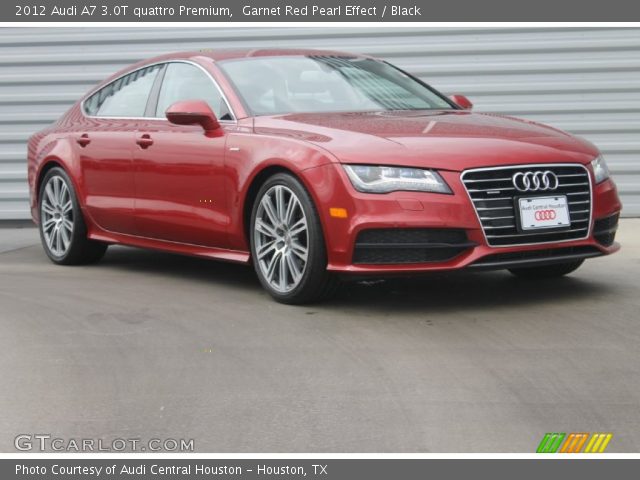 2012 Audi A7 3.0T quattro Premium in Garnet Red Pearl Effect