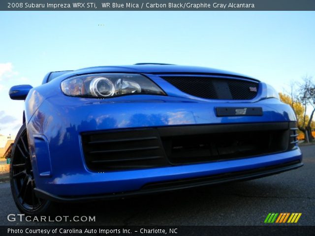 2008 Subaru Impreza WRX STi in WR Blue Mica