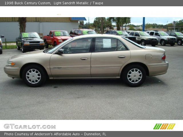 1998 Buick Century Custom in Light Sandrift Metallic