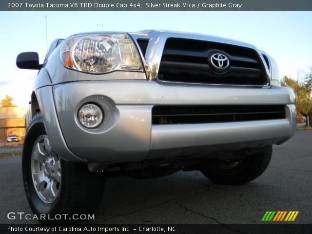 2007 Toyota Tacoma V6 TRD Double Cab 4x4 in Silver Streak Mica