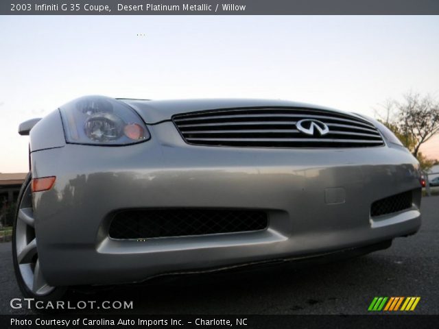 2003 Infiniti G 35 Coupe in Desert Platinum Metallic