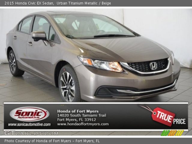 2015 Honda Civic EX Sedan in Urban Titanium Metallic