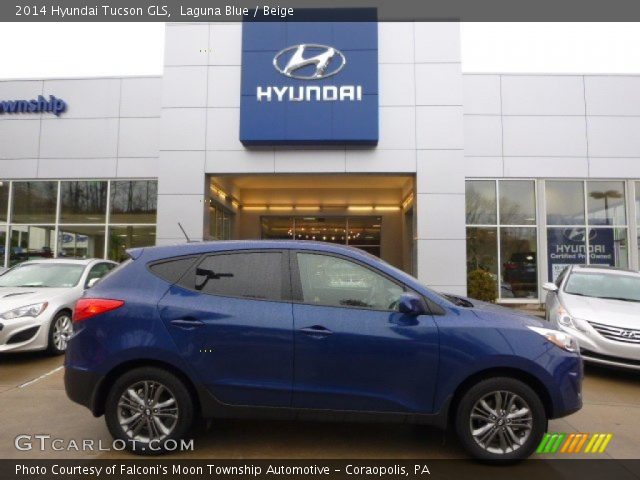 2014 Hyundai Tucson GLS in Laguna Blue
