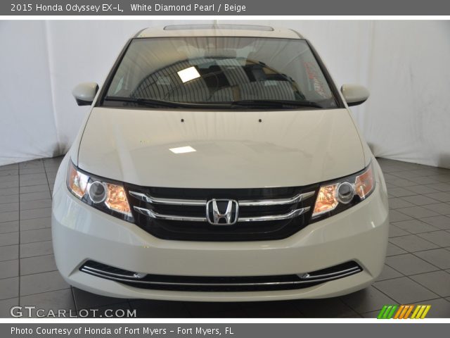 2015 Honda Odyssey EX-L in White Diamond Pearl