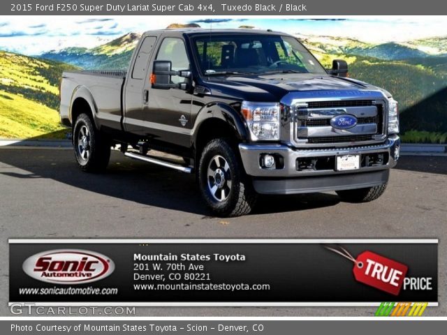 2015 Ford F250 Super Duty Lariat Super Cab 4x4 in Tuxedo Black