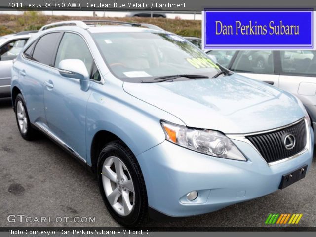 2011 Lexus RX 350 AWD in Cerulean Blue Metallic