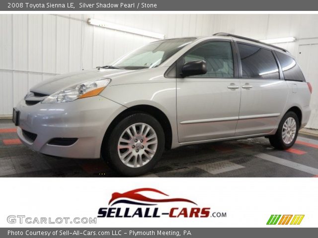 2008 Toyota Sienna LE in Silver Shadow Pearl