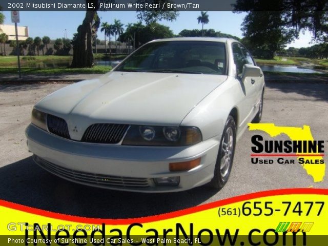 2002 Mitsubishi Diamante LS in Platinum White Pearl