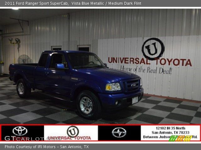 2011 Ford Ranger Sport SuperCab in Vista Blue Metallic