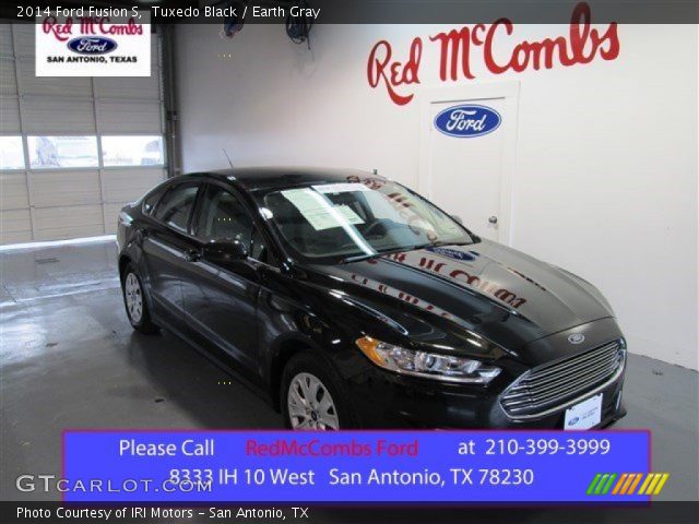 2014 Ford Fusion S in Tuxedo Black
