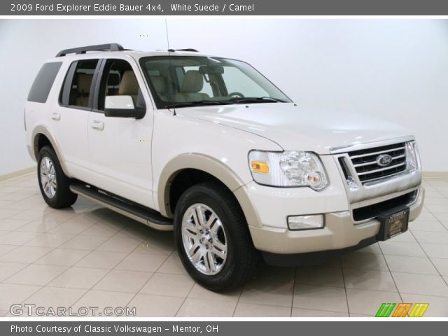 2009 Ford Explorer Eddie Bauer 4x4 in White Suede